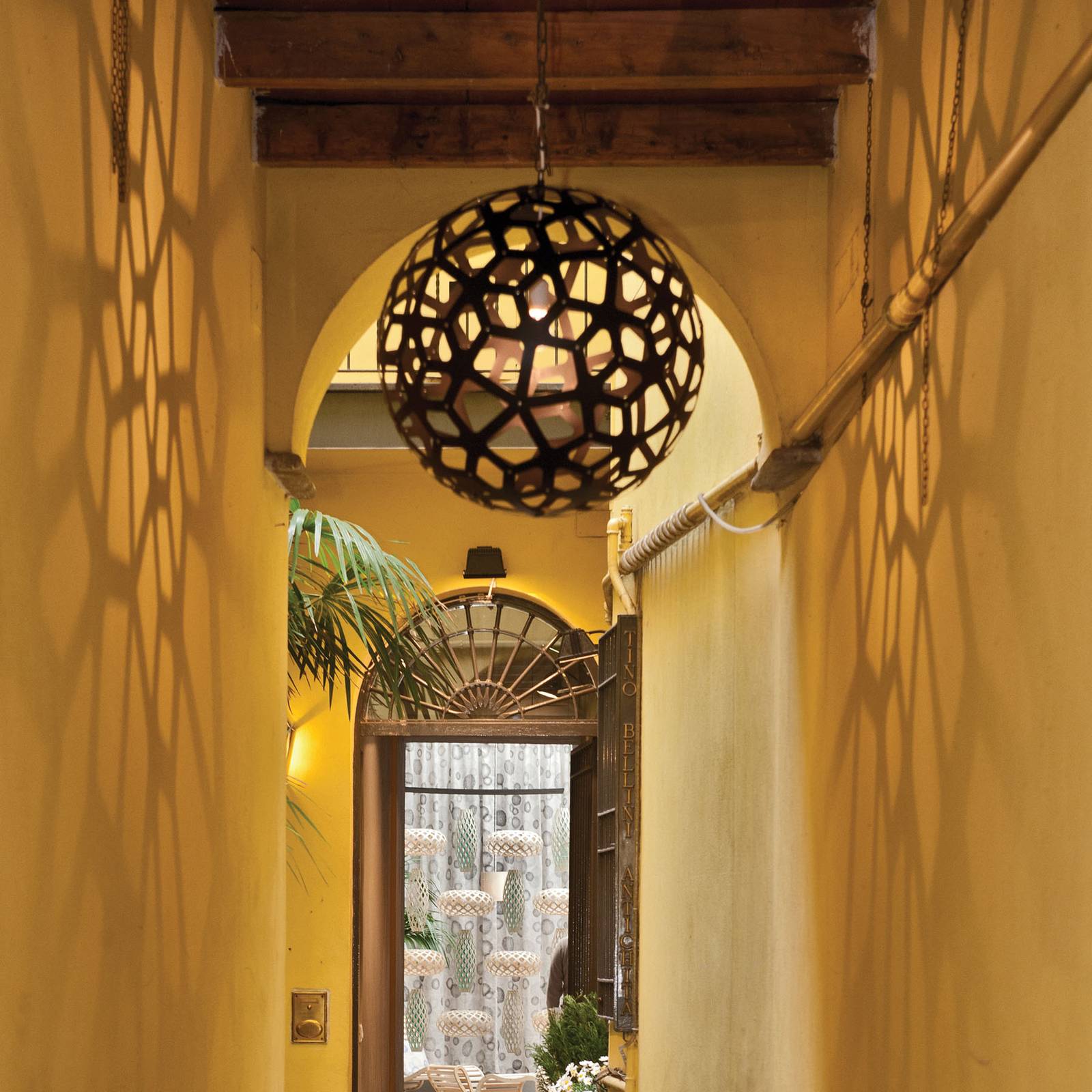 Svítidlo david trubridge černá bambus