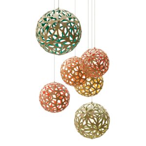 Svítidlo david trubridge bambus/červená bambus