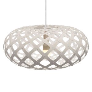 Svítidlo david trubridge bílý bambus