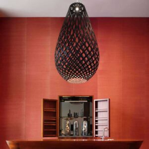 Svítidlo david trubridge černý bambus