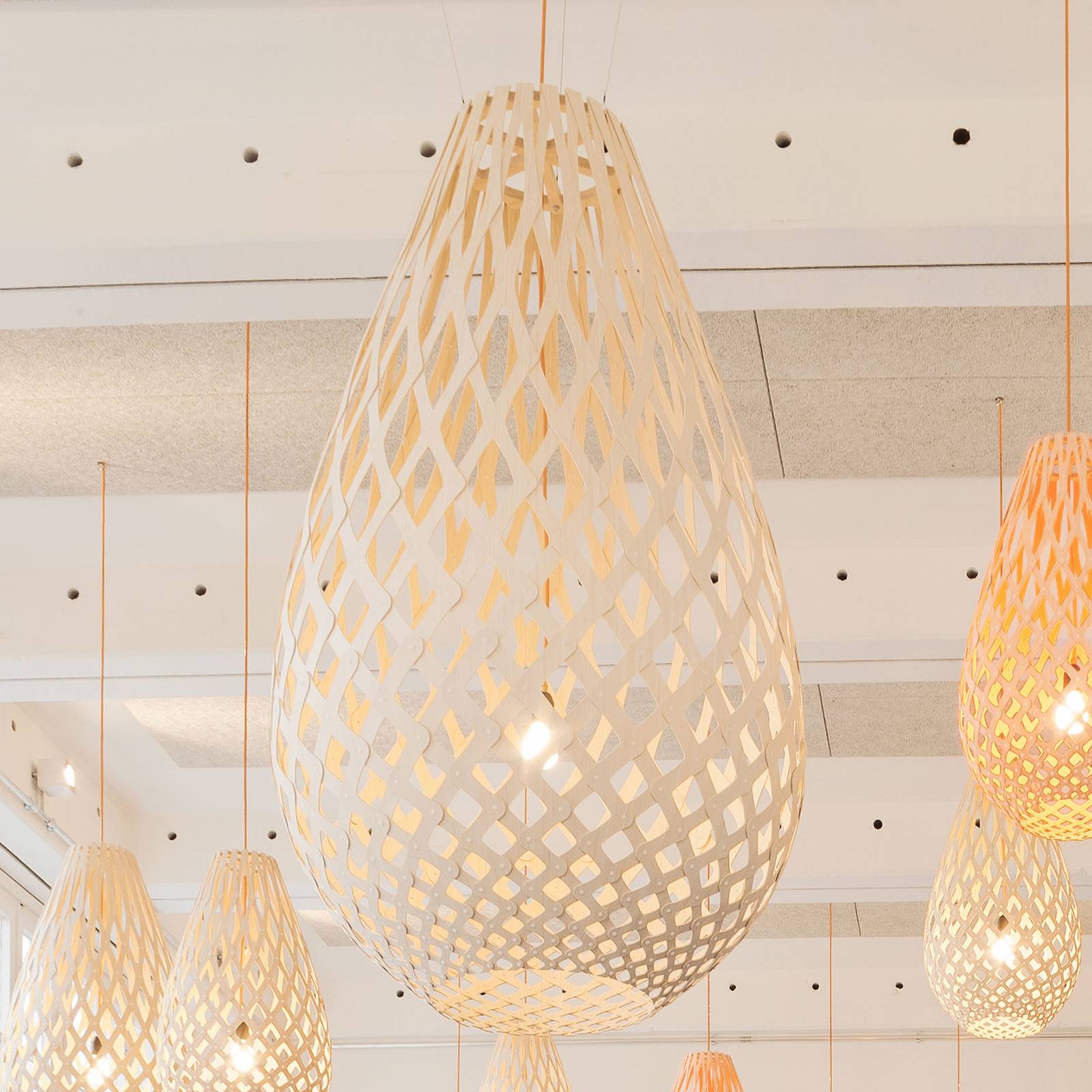 Svítidlo david trubridge přírodní bambus