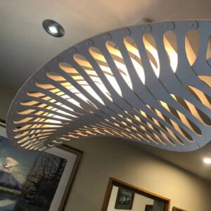 Svítidlo david trubridge bílá bambus/nylon