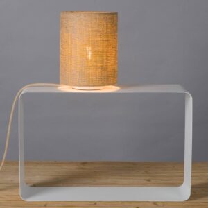 Svítidlo lumbono světle hnědý juta-textil/kov