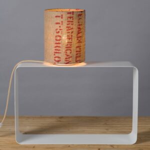 Svítidlo lumbono světle hnědá juta/kov