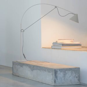 Svítidlo midgard hedvábně šedá/šedá recyklovaný plast/sklolaminát/ocel/textil