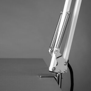 Svítidlo midgard bílá/ocel hliník/ocel/textil