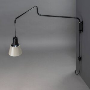 Svítidlo midgard betonově šedá (RAL 7023) ocel/bakelit/textil