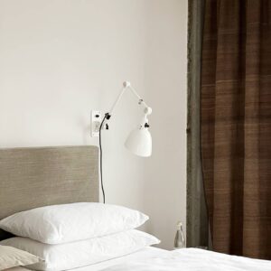 Svítidlo midgard bílá/hliník hliník/ocel/textil