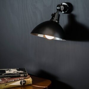 Svítidlo midgard černá/hliník hliník/ocel