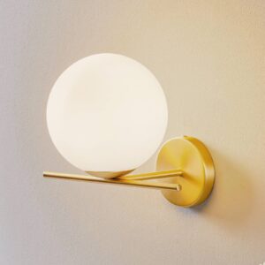 Svítidlo miloox by Sforzin mosaz/bílá kov/sklo