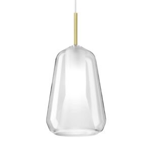 Svítidlo miloox by Sforzin čirá/zlatá sklo/kov