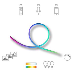 Svítidlo tint bílé silikon/plast