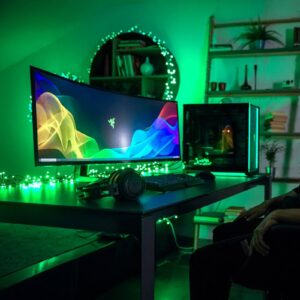 Svítidlo twinkly černé plast