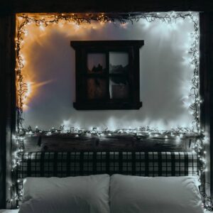 Svítidlo twinkly černé plast