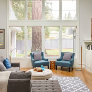 Svítidlo Aluminor dub světlý/chrom/bílá kov/dřevo/tkanina