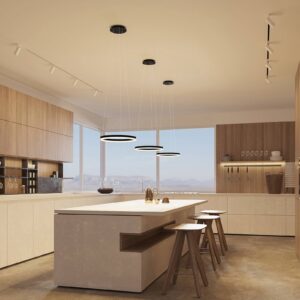 Svítidlo Arcchio černá/bílá kov/akryl