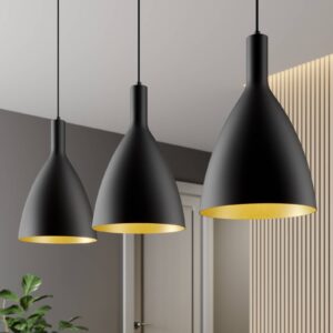 Svítidlo Arcchio černá/zlatá ocel