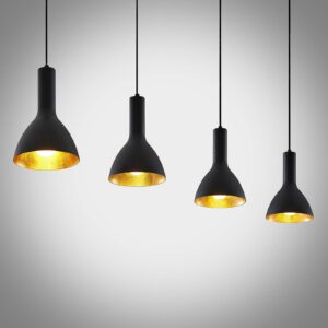 Svítidlo Arcchio černá/zlatá ocel