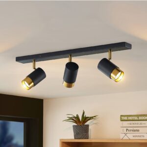 Svítidlo Arcchio černá/zlatá železo/hliník