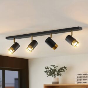 Svítidlo Arcchio černá/zlatá železo/hliník