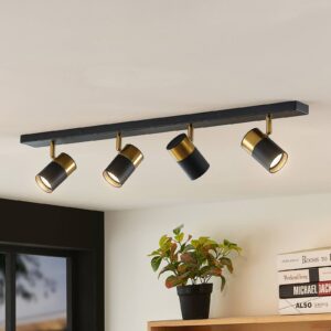 Svítidlo Arcchio černá/zlatá železo/hliník