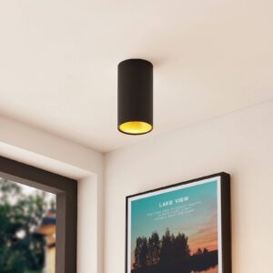 Svítidlo Arcchio černá/zlatá železo/hliník