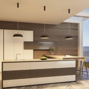 Svítidlo Arcchio černá/zlatá/bílá kov/akryl