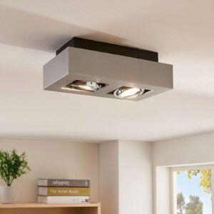 Svítidlo Arcchio stříbrně šedá hliník