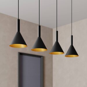 Svítidlo Arcchio černá/zlatá ocel