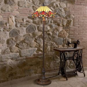 Svítidlo Artistar hnědá/žlutá/červená/zelená sklo/kov