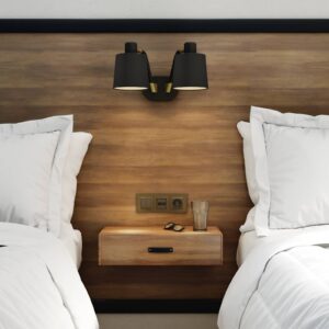 Svítidlo Astro černá/zlatá zinek