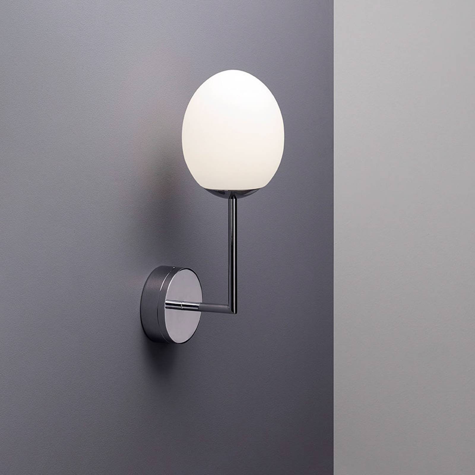 Astro Kiwi LED nástěnné světlo, koupelna, chrom, Koupelna, kov, sklo, 7.2W, Energetická třída: E, L: 13 cm, K: 35.6cm - Image 4