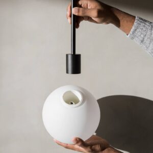 Svítidlo Audo Copenhagen matná opálově bílá opálové sklo