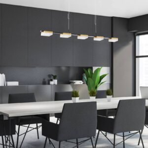 Svítidlo BOPP černá/zlato broušené hliník