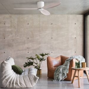 Svítidlo Beacon Lighting dub/bílá dřevo/plast