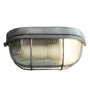 Svítidlo Brilliant betonově šedá/průhledná kov/sklo