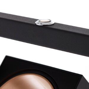 Svítidlo Brilliant černá/zlatá hliník