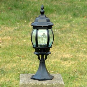 Svítidlo Brilliant černá/čirá hliník/sklo