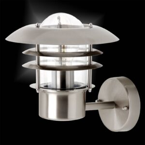 Svítidlo Brilliant stříbrná/čirá nerez/sklo