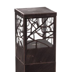 Svítidlo Brilliant rezavá hnědá/průhledná kov/plast