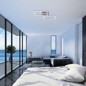 Svítidlo Briloner bílý/chrom/hliník kov/plast