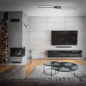 Svítidlo Briloner černá/bílá kov/plast