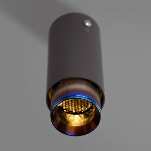 Svítidlo Buster + Punch grafit/ocel pálená nerezová ocel