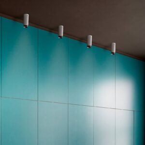 Svítidlo Buster + Punch šedá kamenná/ocel pálená nerezová ocel