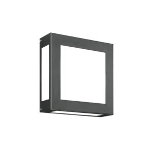 Svítidlo CMD antracit/bílá satinovaná nerez/sklo