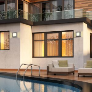 Svítidlo CMD antracitová/bílá nerezová ocel/opálové sklo