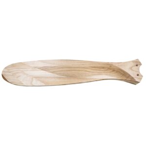 Svítidlo CasaFan chrom/dřevo kov/dřevo