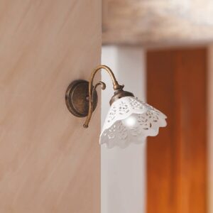 Svítidlo Ceramiche bronzová/bílá kov/keramika