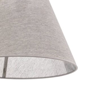 Svítidlo Duolla šedá bavlna/polyester