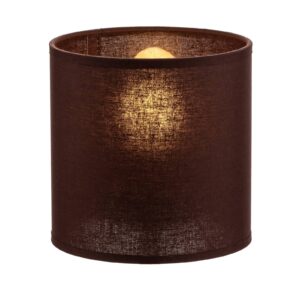 Svítidlo Duolla hnědá bavlna